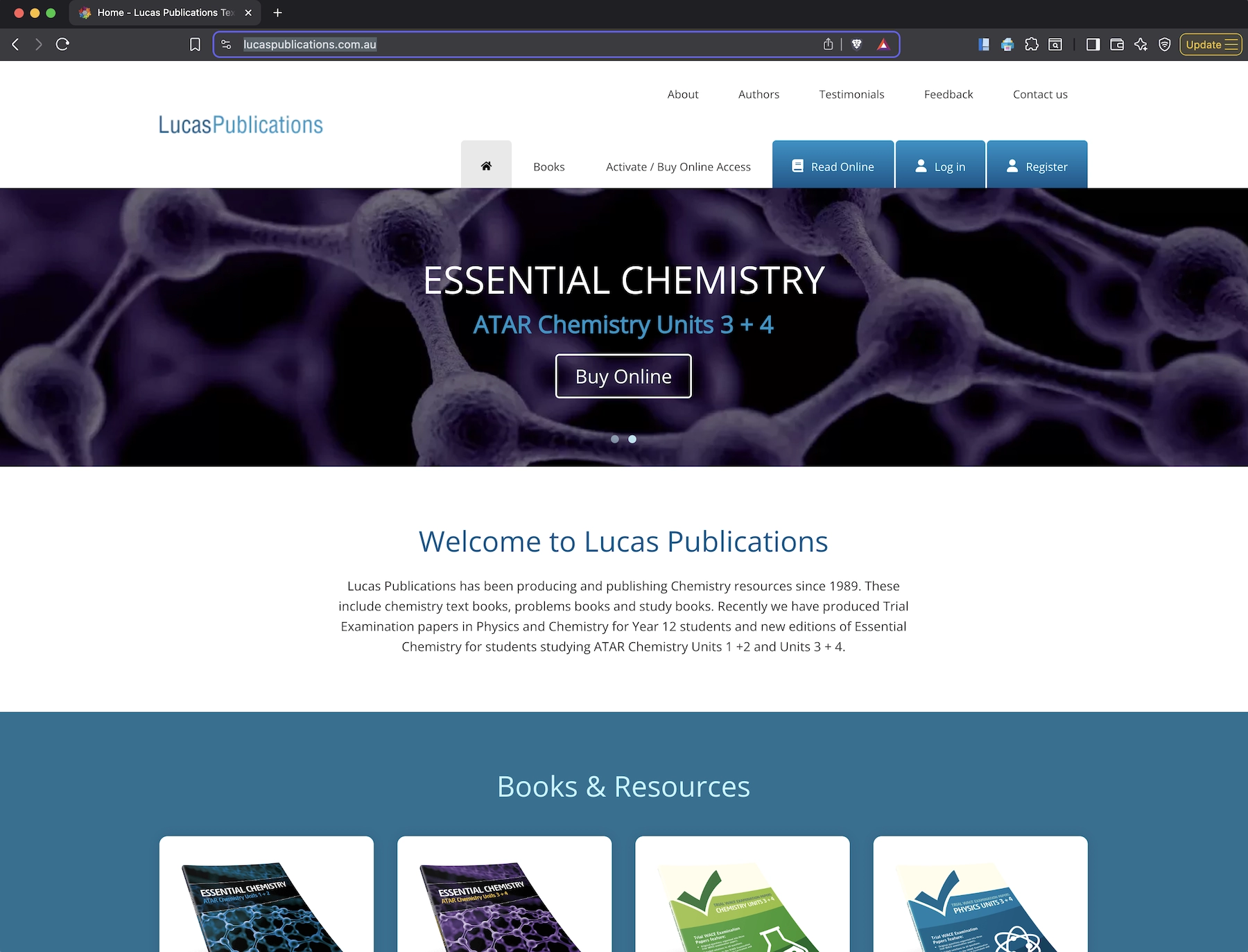 Lucas Publications Joomla eCommerce Platform - Built by Joomstore Perth